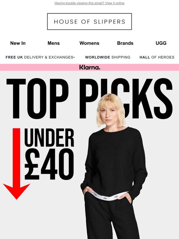 Top picks under £40! 🌟