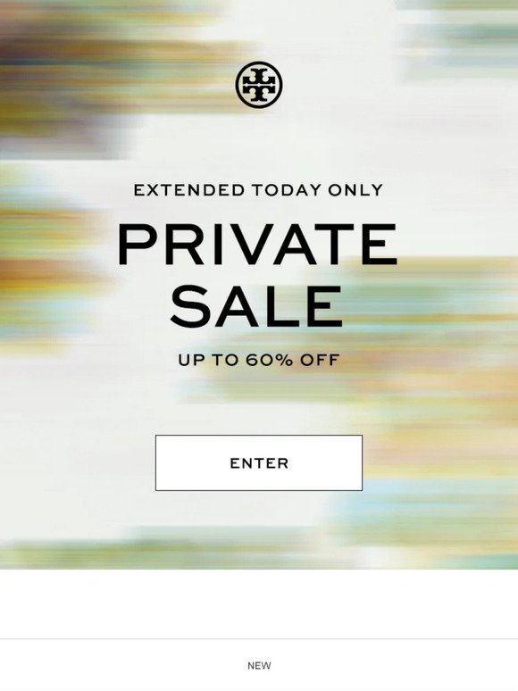 Private Sale extended: one day only