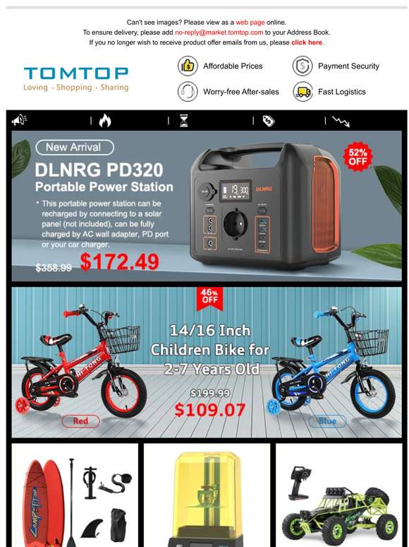 Prepare for Camping⛺️ | Portable Power Station Up to 52% OFF, Only $172.49 now!