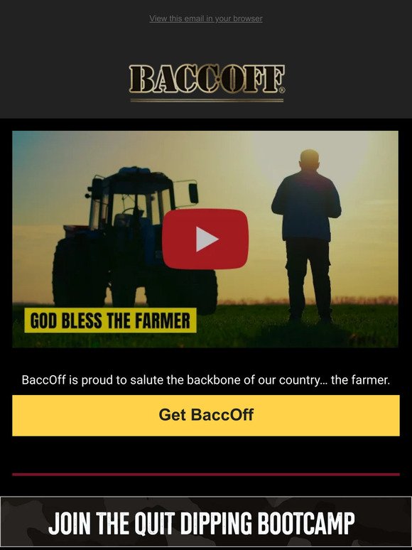 BaccOff Salutes the Farmers