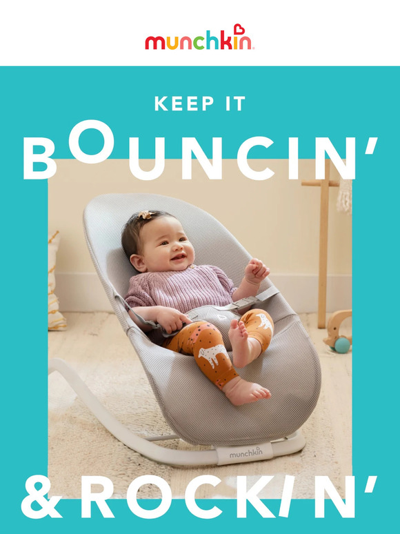 Munchkin Spring 2-in-1 Bouncer & Rocker