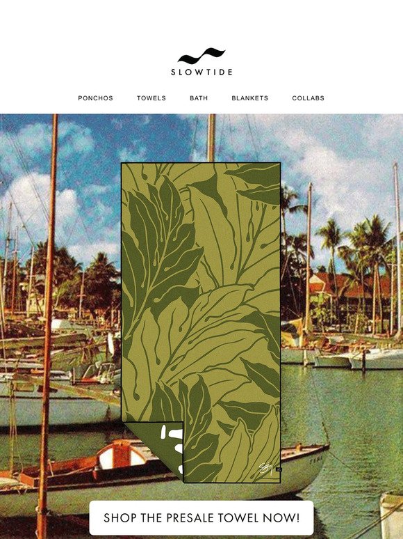 Sig Zane Designs x Slowtide Maui Benefit Towel