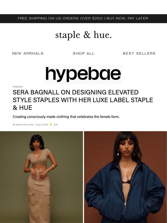 Get to Know Sera Bagnall of Staple & Hue