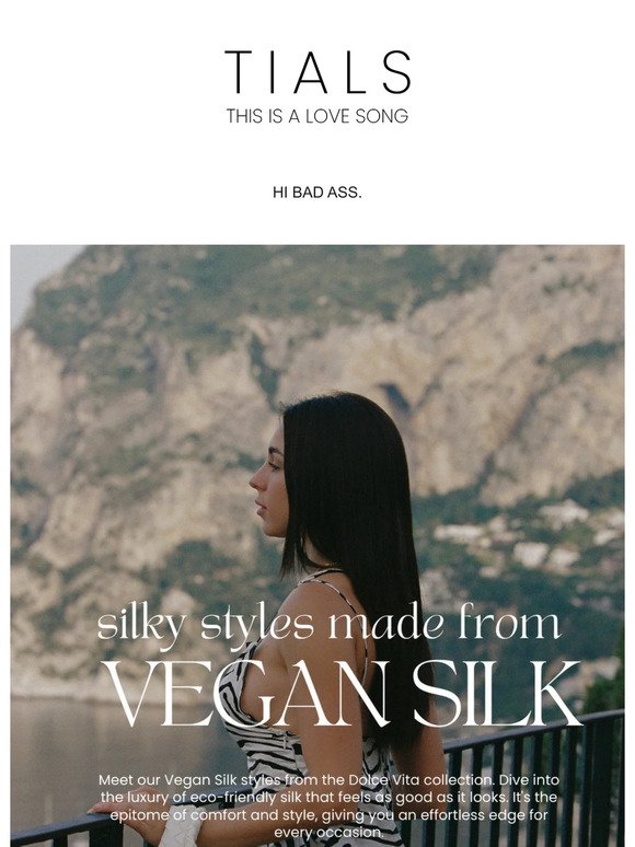Dolce Vita Delights: Luxe Vegan Silk Styles