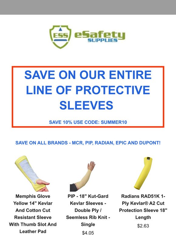 Save on Our Entire Line of Protective Sleeve