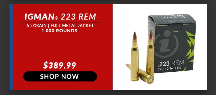 Igman – 223 Rem – 55 Grain – FMJ