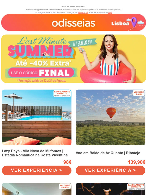(1) Experiência por viver