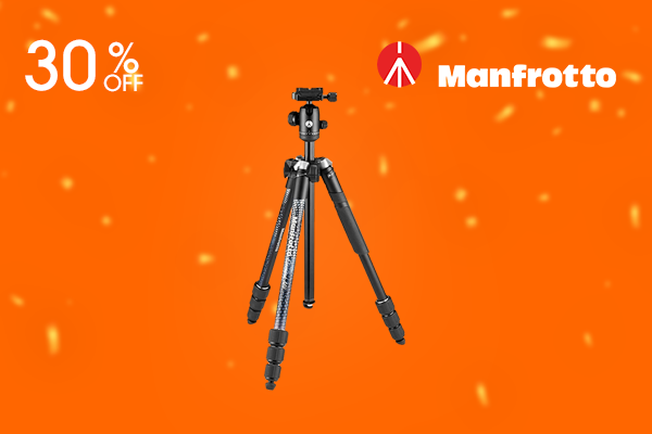 Manfrotto Element II Aluminium Tripod with Ball Head (Black)