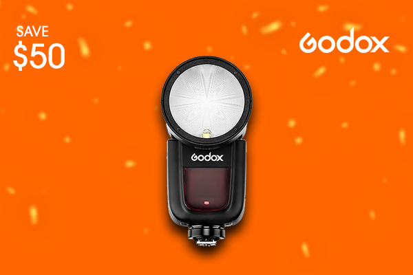Godox V1 TTL Li-Ion Round Head Camera Flash for Sony