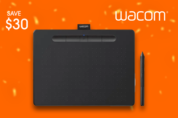 Wacom Intuos Medium with Bluetooth (Black)