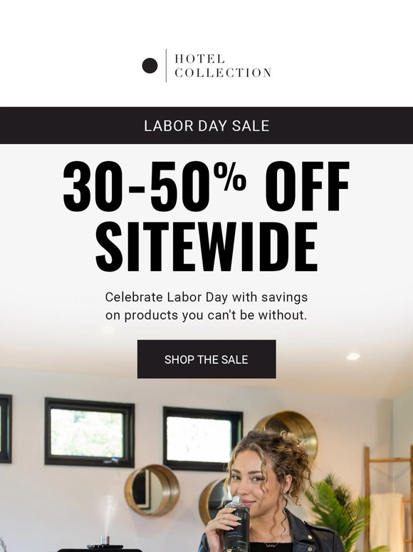 30-50% OFF Labor Day Sale!