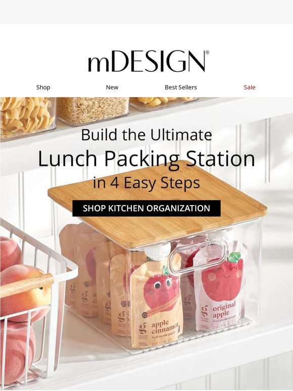 mDesign Say Goodbye to Lunchbox Chaos 💚 Milled