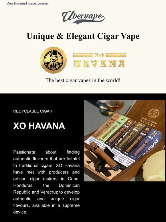 The TRUEST Cigar Disposable - Now In