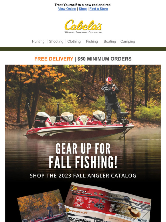 Cabelas Check Out Fall Fishing’s Newest Gear! Milled