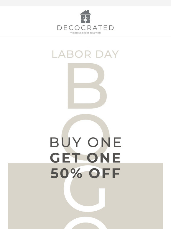 BOGO 50% OFF on the Entire Shop!