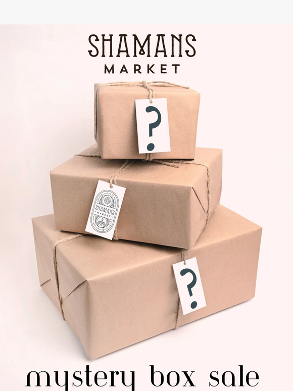 mystery boxes are live 🔍❓
