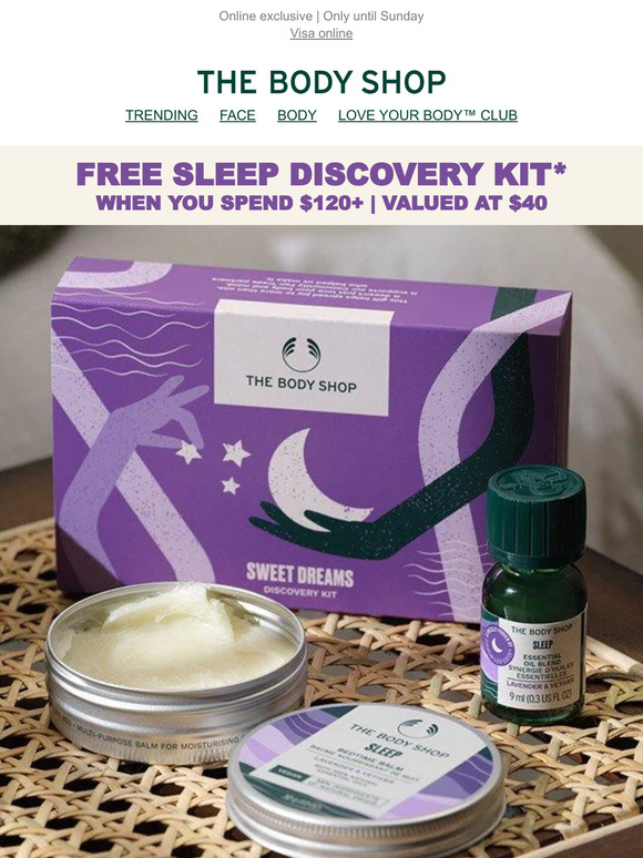 FREE Sleep Discovery Gift for a restful night* 💤