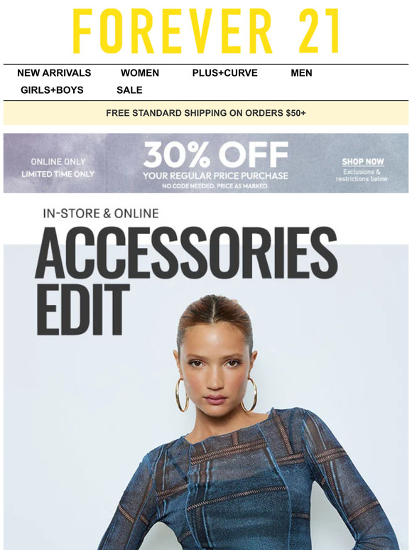 new accessories this way →