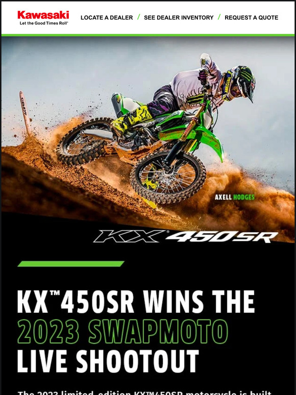 Kawasaki Motocross Legends Celebrate 50 Years Of The KX - Cycle News