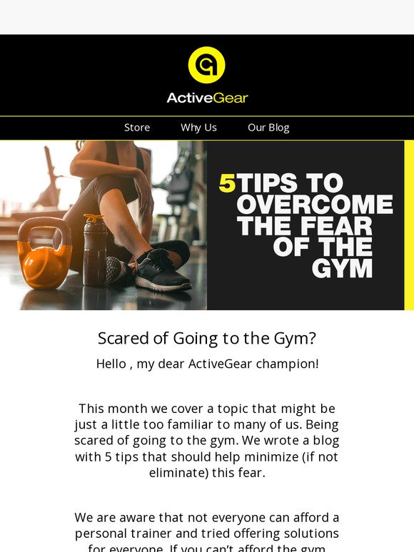 Scared of Going to the Gym? 😱🏋️‍♀️
