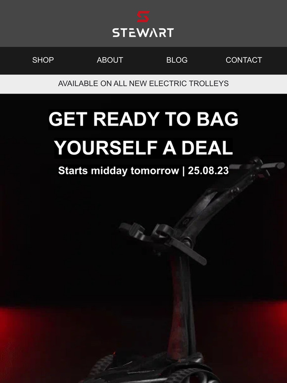 Get ready to bag yourself a deal
