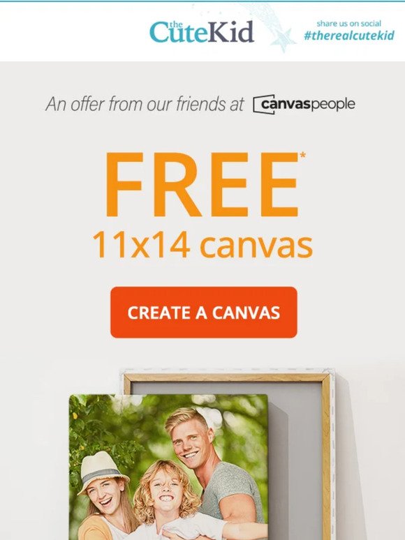 Ends Tonight! Last Chance for a Free* 11x14 Canvas