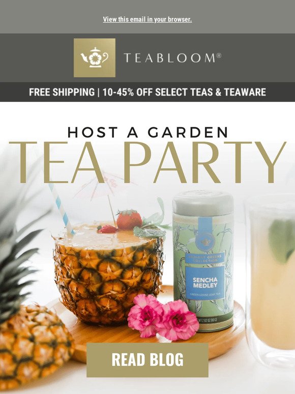 Host a Garden Tea Party! 🌼