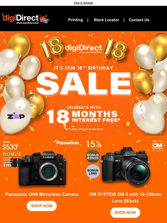 Don't Miss These HUGE Birthday Sale Savings!