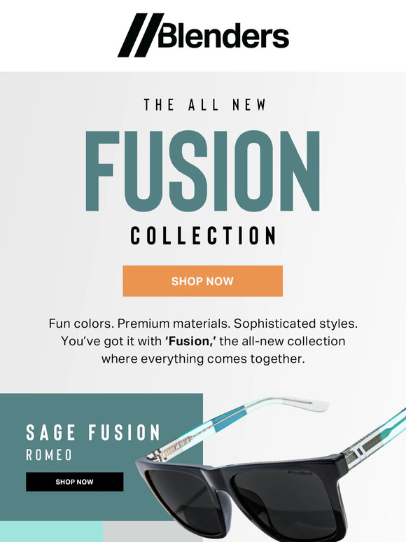 Blenders Eyewear NOW AVAILABLE // Introducing the ALLNEW ‘Fusion