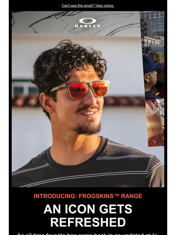 Oakley Be: Pre-release: Frogskins™ Range | Milled