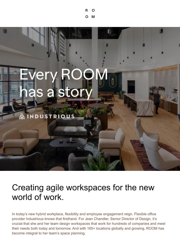 How Industrious creates agile workspaces with ROOM