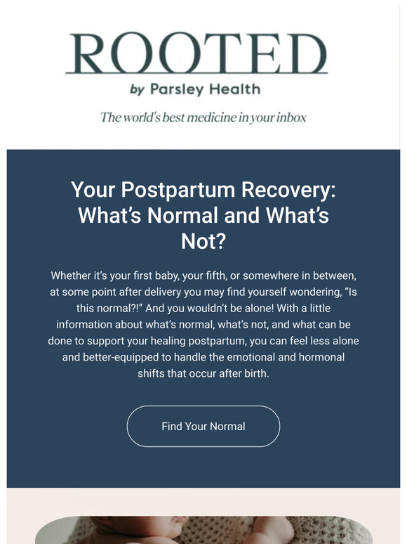 Parsley Health Your Postpartum Recovery What’s Normal and What’s Not