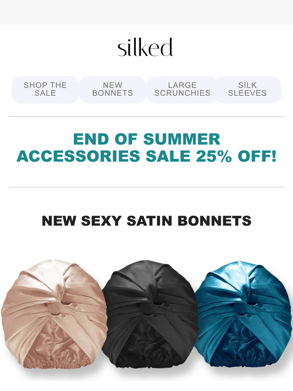 END OF SUMMER ACCESSORIES SALE 25% OFF! 🛍️