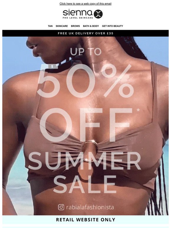 Summer Sale NOW ON ☀️