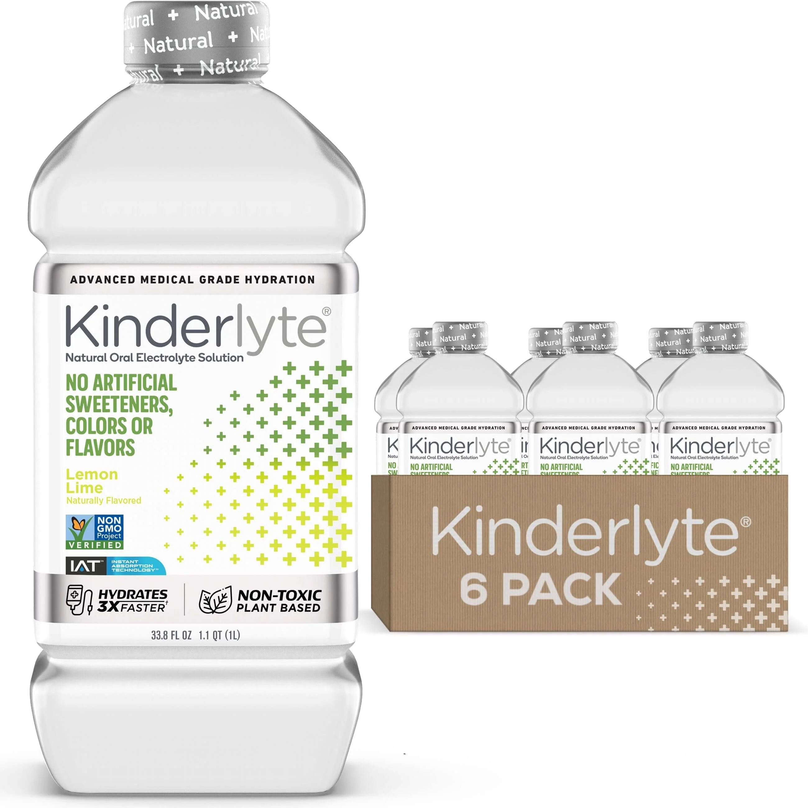 Image of Kinderlyte Advanced Oral<br>Electrolyte Solution<br>Lemon Lime