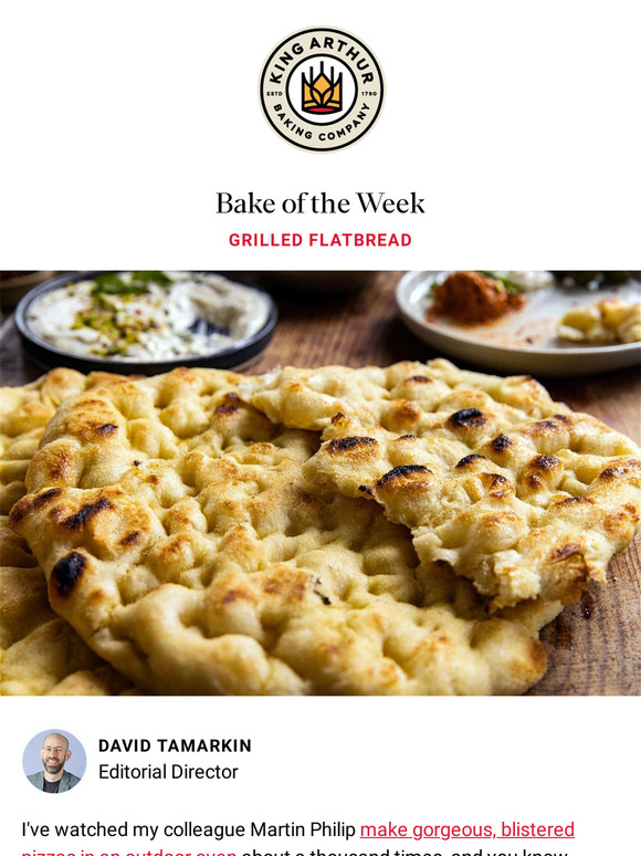 King Arthur Baking Grilled Flatbread Milled