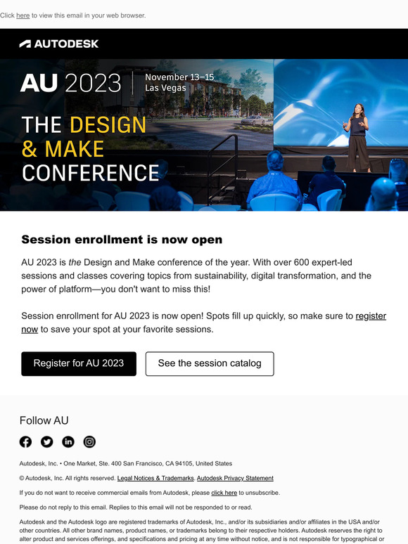 Autodesk Session enrollment is now open Milled