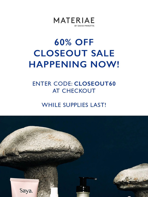 Closeout Sale ✨