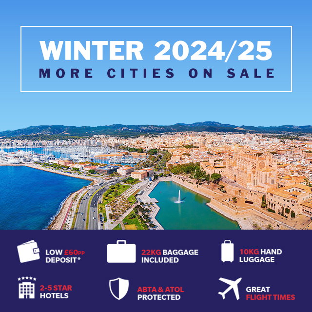 Winter 2024/25 more cities on sale