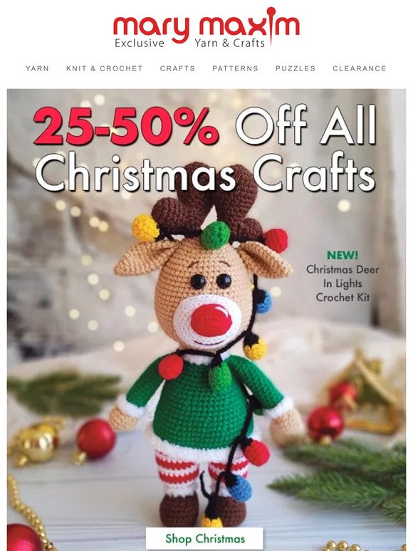 Hurry, 25-50% Off Christmas is ending soon!