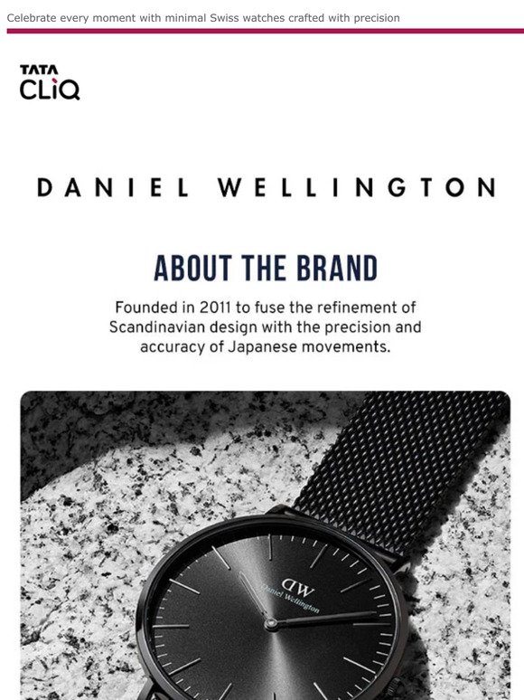 Adorn Your Wrists With Daniel Wellington ⌚