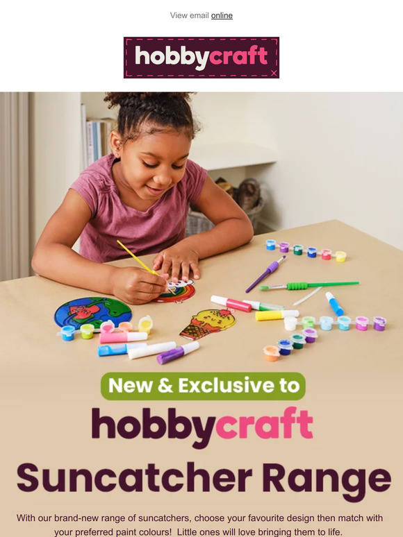 Hobbycraft Discover our NEW range of suncatchers 😎 Milled