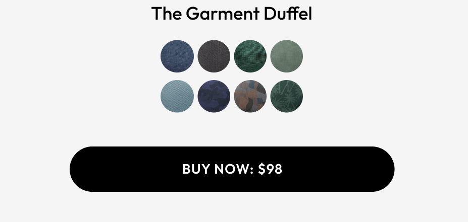 The Garment Duffel