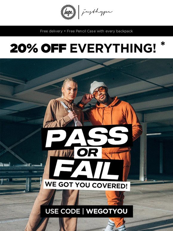 Pass or Fail! We got you covered!