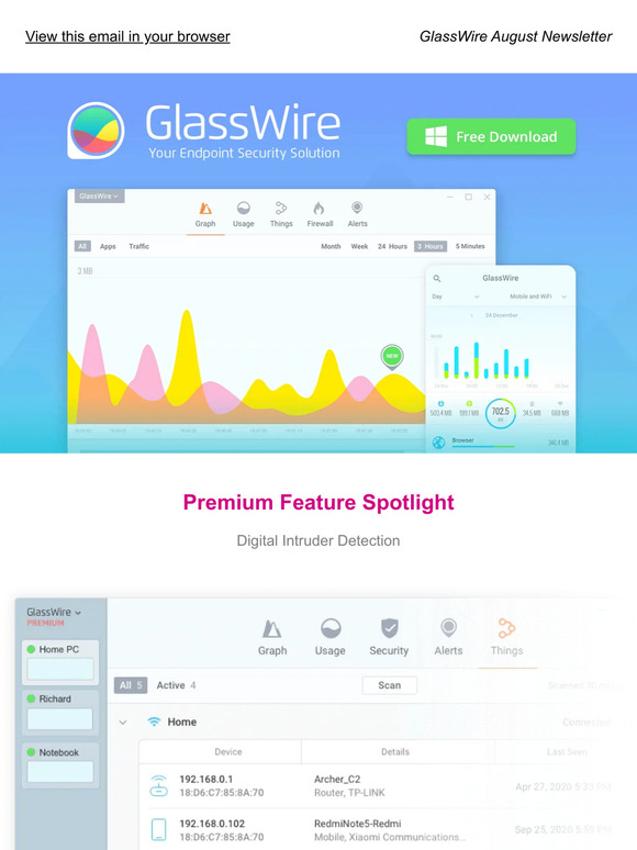 GlassWire™ - Network Security for Dangerous Internet Times
