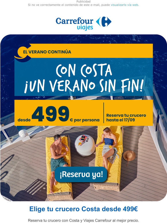 Costa Cruceros desde 499€