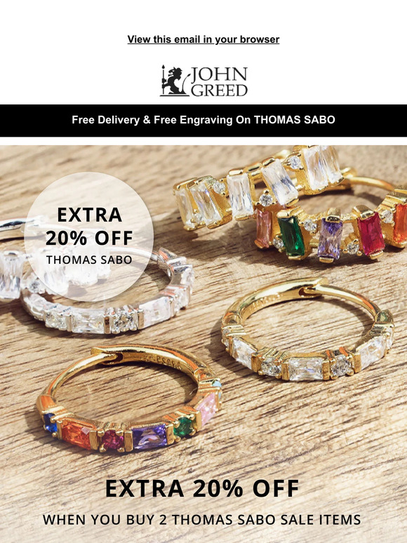 Extra 20% OFF THOMAS SABO Sale 👀❤
