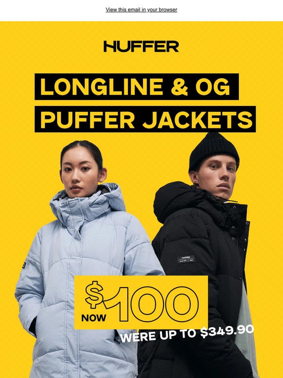 🚨 $100 Longline & OG Puffer Jackets 🚨