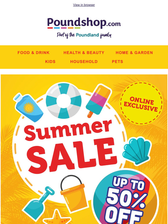 ☀️ SUMMER SALE CONTINUES | Up to 50% off!