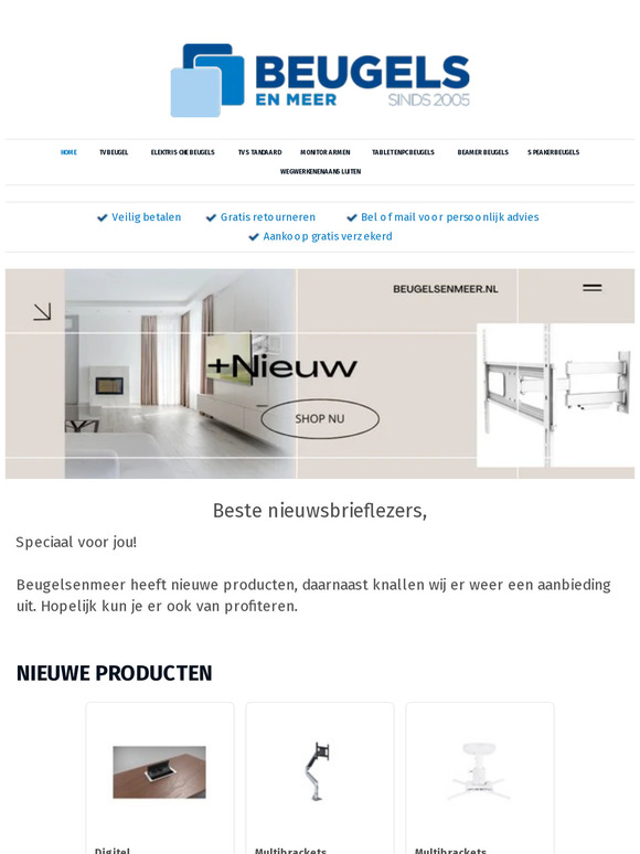 Speciale aanbiedingen voor jou met nieuwe producten!